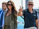 George Clooney arrives in Venice